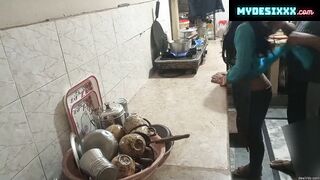 Indian step sister having hard sex with brother in kitchen