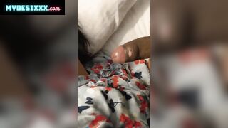 Desi wife licking hubby dick like a dog