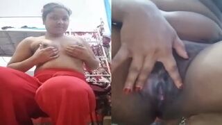 Boyfriend k liye ladki nai kholke dikhai apni chut