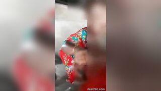 Devar pressing his village shy bhabhi big boobs