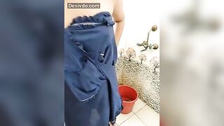 Beautiful cute indian girl shows her tits