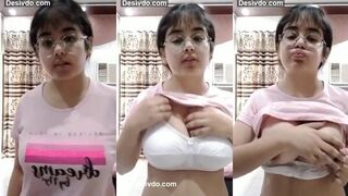 Indian girl topless milky boobs show