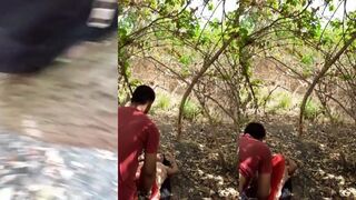 Village young college lover outdoor sex video