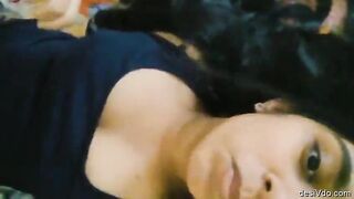 Sexy gf making her nude selfie for her lover