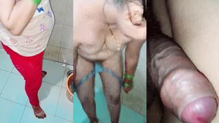 Horny couple puja prem bathroom sex video