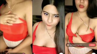 Sexy model showing big boobs