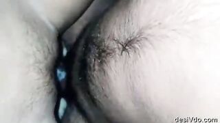 Hubby fuck his wife wet pussy