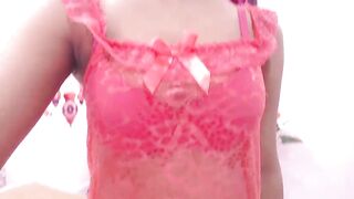 Sexy slim model hard pussy fingering video