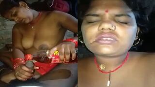 Lund or chut pe tel laga chudi village bhabhi