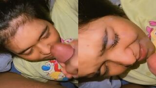 Muth maarke cute sexy ladki k muh mai diya cumshot